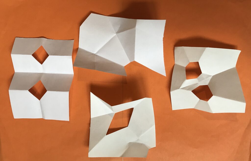 esercizi matematica origami halloween