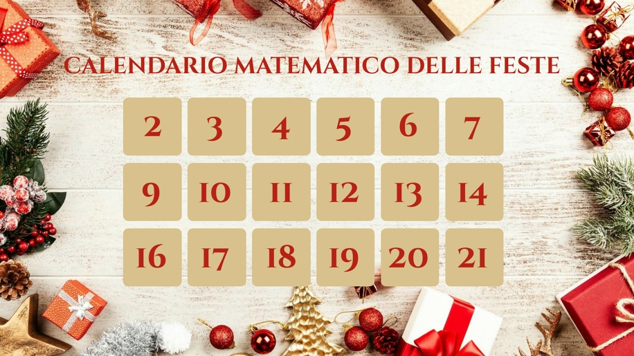 Calendario matematico delle feste