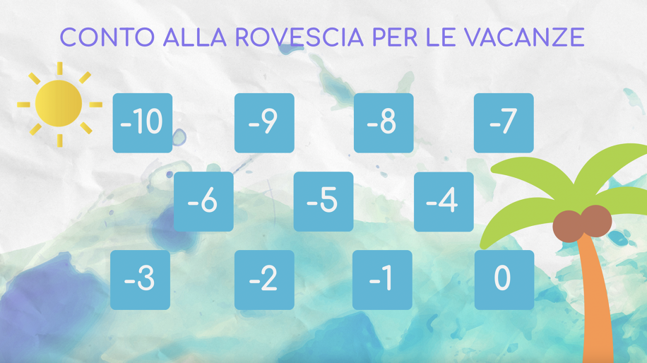 Conto alla rovescia per le vacanze